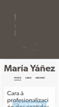 Mobile Screenshot of mariayanez.eu